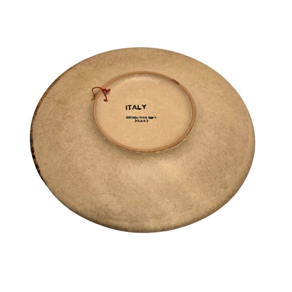 Vintage Lazzaro Hand Painted Italian Wall Plate Farm Kitchen 10 3/4 - Picture 4 of 5